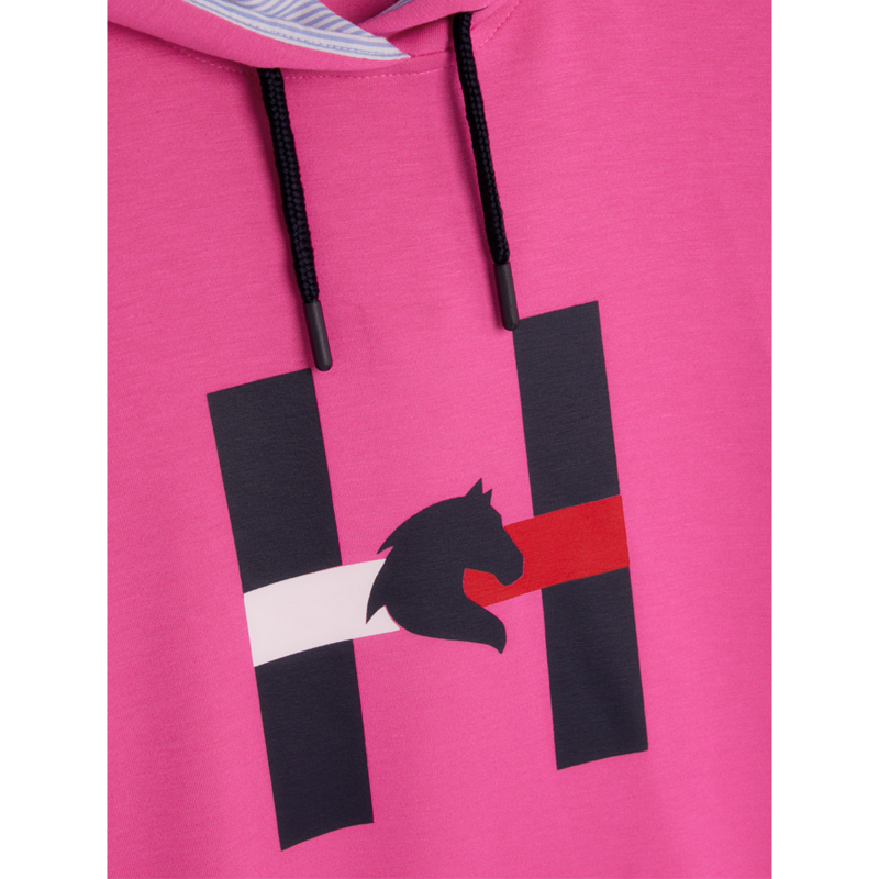Tommy Hilfiger Women's Horse Graphic Sport Hoodie - Hot Magenta-6